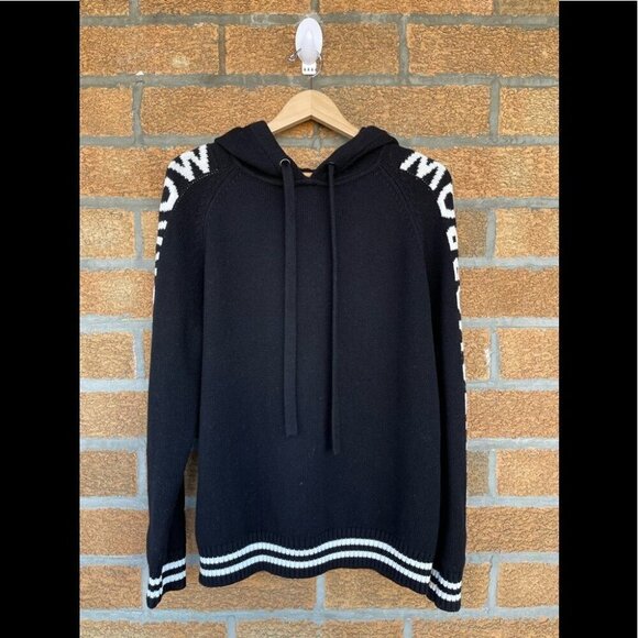 MAJE Major ‘Dream tomorrow’ embroidered knitted hoody size 1 - Picture 2 of 7